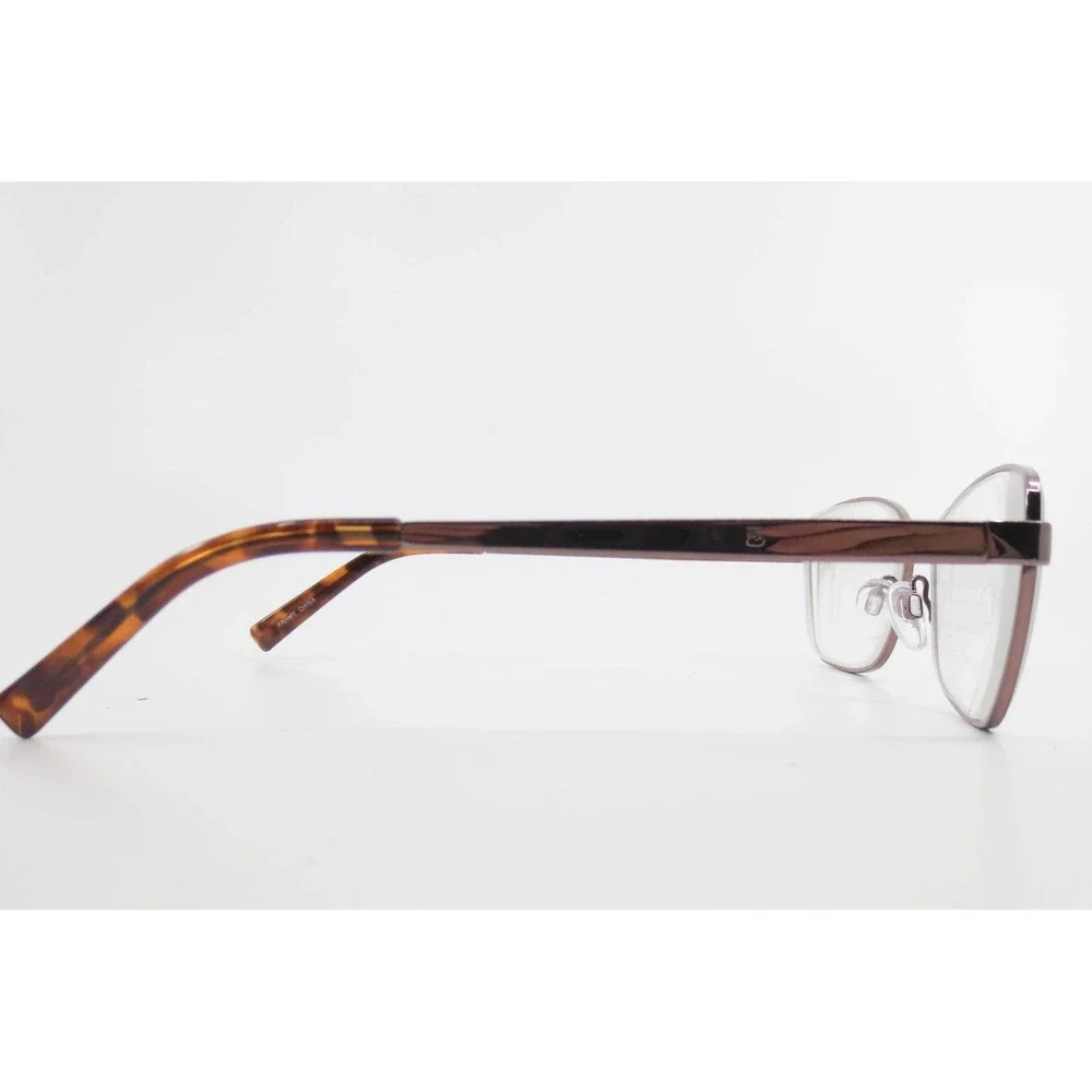 White Mountain WM 7100 LBR Light Brown Metal Rectangular Eyeglasses 54-17-140